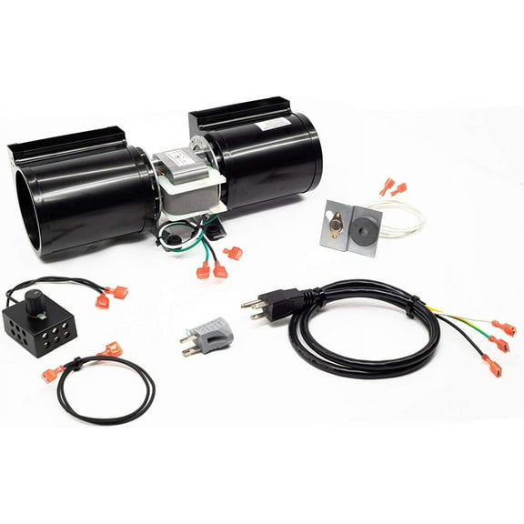 GFK-160A Fireplace Blower Fan Kit for HHT, Heat & Glo & GTI | Ball Bearing, 180 CFM, Variable Speed, Temperature Controlled, Pre-Wired & Easy to Install