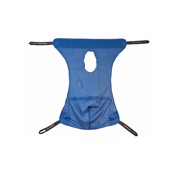 ProBasics Full Body Cushion Mesh Polyester Patient Lift Sling, Blue