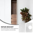 thumbnail image 4 of KONTONTY 4Pcs Stainless Steel Mending Plates for Cabinets Anti Rust Classic Finish, 4 of 7