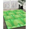 thumbnail image 2 of Ahgly Company Indoor Square Patterned Emerald Green Area Rugs, 4' Square, 2 of 6