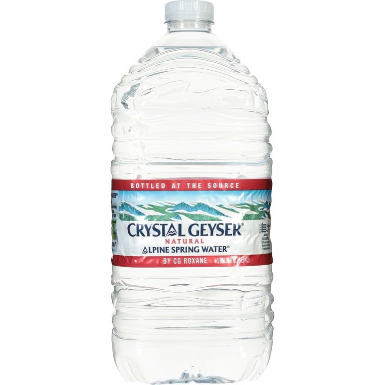 Crystal Geyser, Bottled Water, 128 Fl Oz, Spring Source - Walmart.com