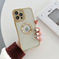 thumbnail image 1 of Funda de silicona transparente para iPhone, protector de lente de cámara con logotipo, cubierta de lujo para iPhone 13 Pro Max, 11, 12 Pro, XR, X, SE 3For iPhone 7 Plus Gao Jinjia LED, 1 of 2