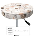 thumbnail image 4 of Honeii Rabbit In Space Bar Stool Covers – Perfect Fit for 12" to 14" Round Stools, Crease-Resistant, Stretchy, Washable & Dustproof Seat Slipcovers-14 inch, 4 of 7