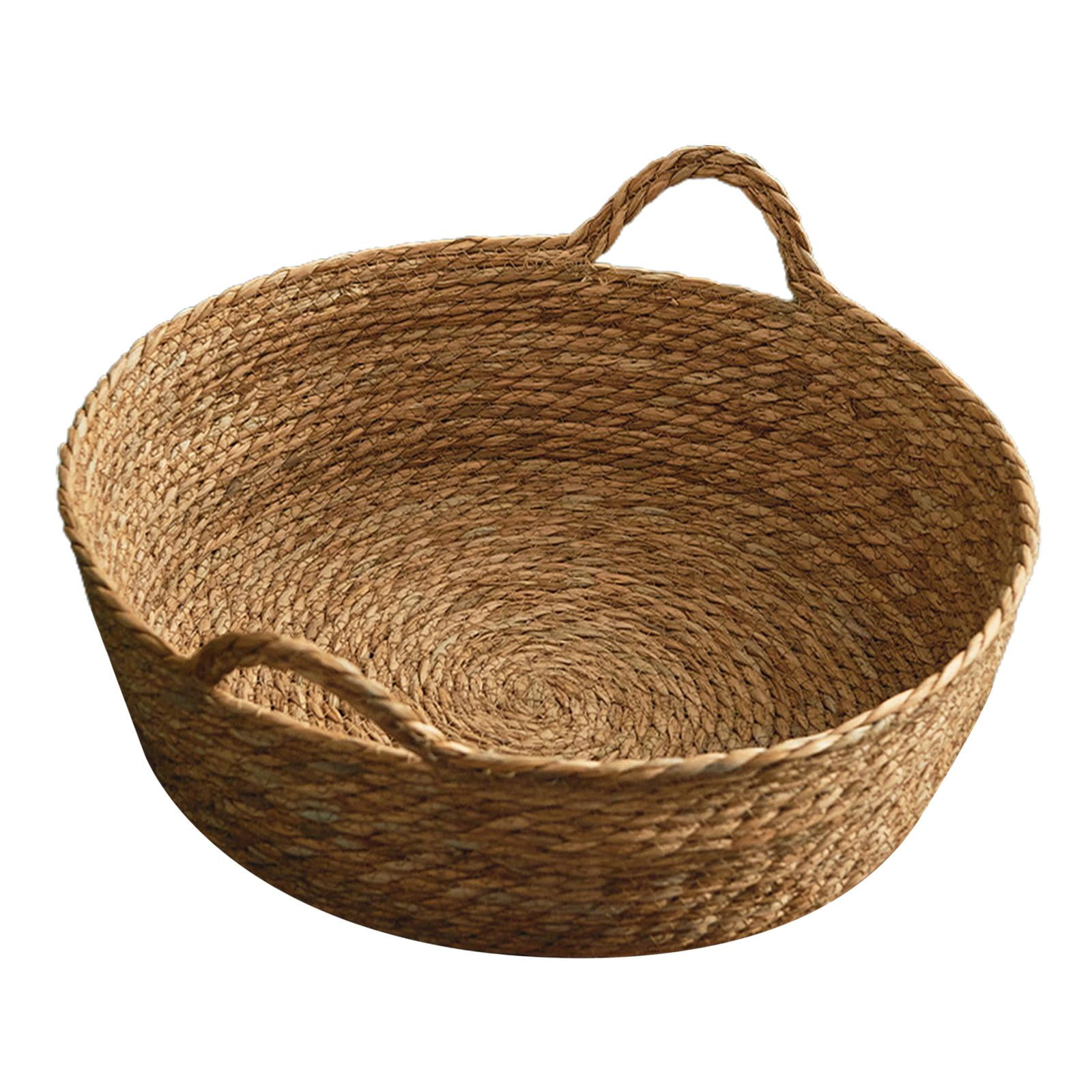 Cat Bed Basket Indoor Lounge Bed Handmade Kitten Bed Pet Scratching Sleeping Bed 35cmx12cm