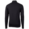 thumbnail image 3 of Men's Cutter & Buck Black Tennessee Volunteers Virtue Eco Pique Recycled Quarter-Zip Jacket, 3 of 3