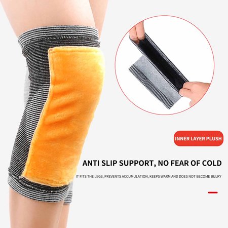 

Holiday Savings! Feltree Knee Pads Autumn And Winter Cold Insulation: Bamboo Charcoal Knee Protector Old Cold Leg Joint Insulation Elastic Knee Protector Plush
