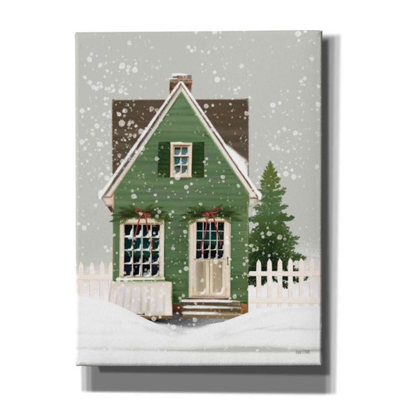 Epic Graffiti'Holiday Home' by House Fenway, Giclee Canvas Wall Art, 40"x54"