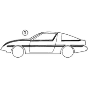 Genuine OE Mitsubishi Stripe Tape - MB292163