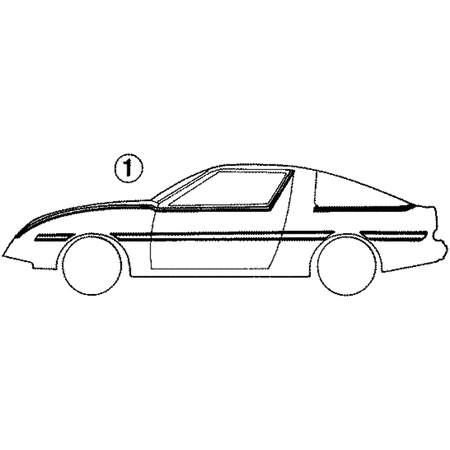Genuine OE Mitsubishi Stripe Tape - MB292163