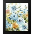 thumbnail image 2 of Robinson, Carol 12x14 Black Modern Framed Museum Art Print Titled - Jardin de Azul, 2 of 5