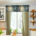 thumbnail image 3 of Yayeee Kitchen Valance Rod Pocket 54" x 18" Living Room Window Curtain, Retro Forest, 3 of 6