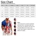 thumbnail image 3 of New American Independence Day Short Sleeve Shirt Printed Men's Casual Beach Top SummerL, 3 of 5