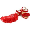 thumbnail image 3 of Infant Baby Girl Shoes Baby Mary Jane Flats Princess Wedding Dress Shoes Crib Shoe for Newborns,Infants,Babies, 3 of 7