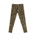 thumbnail image 7 of COEQINE Leopard Print Khaki Girls Sport Leggings Buttery Soft Yoga Legging High Waist Pants for Jogging Gym School, for 6-7 Years Kids, 7 of 7