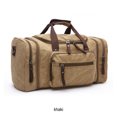 thumbnail image 3 of Ruiboury Travel In Style Vintage Canvas Weekender Bag For Men And Women Durable And Convenient Men Hand Bag khaki, 3 of 6