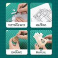 thumbnail image 3 of A4/A5 Foldable Cutting Mat Double-Sided Self-Healing Craft Board for DIY, Scrapbooking & Engraving, 3 of 5