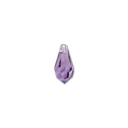 - Swarovski Crystal Drop Pendant 6000 11x5.5mm Tanzanite (Package of 1)