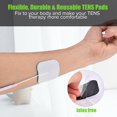 thumbnail image 4 of Dosaele Replacement Electrode Patch 5*5cm Physiotherapy Pad 36Pcs for Body Massager Instrument   Massage Therapy Muscle Relax Patch, 4 of 7