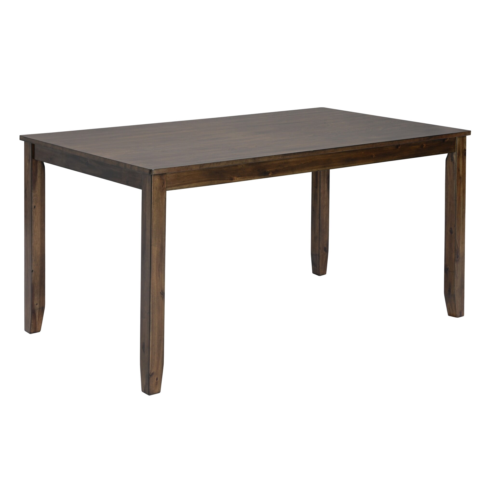 Noble House 45.5" Rectangular Wooden Dining Table, 4 Person Kitchen Table for Small Spaces, Walnut