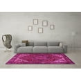 thumbnail image 3 of Ahgly Company Indoor Round Persian Pink Traditional Area Rugs, 4' Round, 3 of 4
