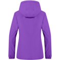 thumbnail image 2 of Women's Hooded Mountain Ski Jacket Outdoor Fleece Windproof Rain Jacket, 2 of 7