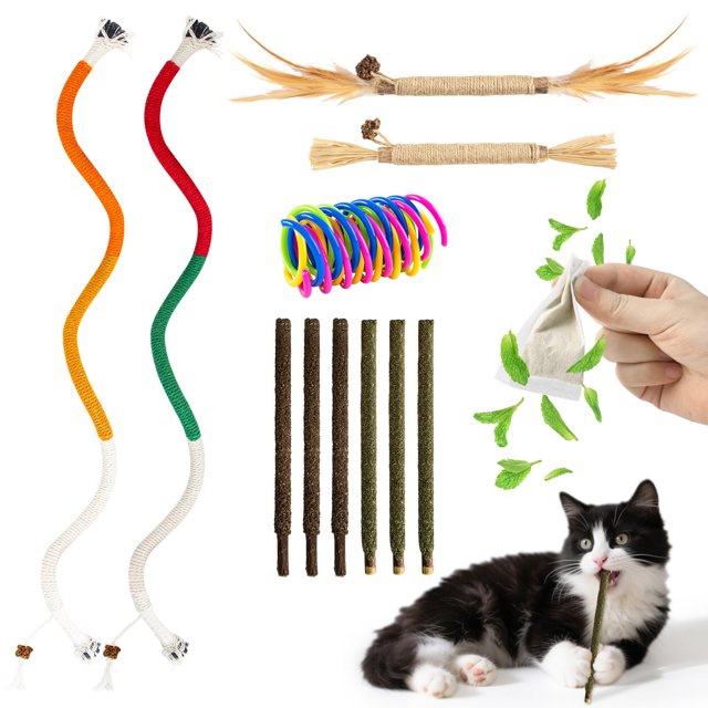 Juguete masticable Henyopet Silvervine para gatos (15 unidades)
