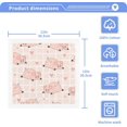thumbnail image 2 of GZHJMY 6 Pack Cute Pink Pig Washcloths – Soft Face Towels, Gym Towels, Hotel and Spa Quality, Reusable Pure Cotton Fingertip Towels, 2 of 6