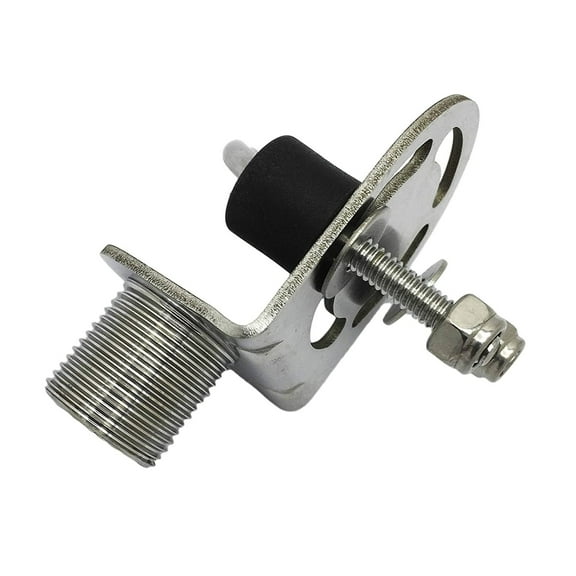 Marine City Stainless Steel Rail Mount Antenna Bracket for Boat Yacht 1Pcs