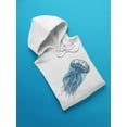 thumbnail image 3 of Jellyfish Design Hoodie Women -Image by Shutterstock, Female 5X-Large, 3 of 4