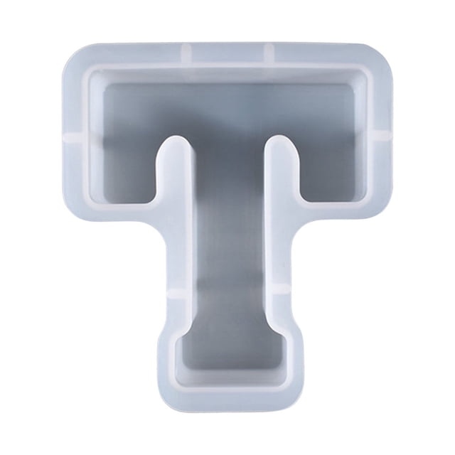 Xihbxyly Letras de Gel de Cristal para Hacer Tú Mismo, Moldes Grandes de Resina para Alfabeto, Diseño Flexible y Reutilizable, Decoración de Escritorio, Fabricación de Jabón de Cera de Vela, Decoraci