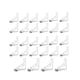 thumbnail image 1 of Bearachild Clip de tela duradero esencial para exteriores ABS para mesas de picnic imprescindible para actividades al aire libre Organizadores de utensilios de cocina Transparente 28PCS, 1 of 6