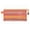 #20-Pencil Case Orange, variant on Pencil Case, Rainbow Stripe Mesh Zipper Pouch, Slim Organizer for Classroom Office Travel Supplies