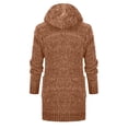 thumbnail image 4 of IROINNID Men's Cardigan Long Sleeve Solid Color Casual Autumn And Winter Wool Line Horn Button Coat, 4 of 6