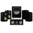 thumbnail image 1 of Fluance Signature Hi-Fi Compact Surround Sound Cinéma Maison Système de Haut-Parleurs 5.1 Canaux Incluant Bibliothèque Bidirectionnelle, Canal Central, Haut-Parleurs Surround Arrière et Caisson de Basses DB10 - Noir Cendre (HF51BC), 1 of 8
