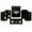 Black Ash, variant on Fluance Signature HiFi Compact Surround Sound Home Theater 5.1 Channel Speaker System including 2-Way Bookshelf, Center Channel, Rear Surround Speakers and DB10 Subwoofer - Black Ash (HF51BC)