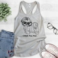 thumbnail image 2 of I Shih Tzu Not Tank Top Shih Tzu Tank Top, Ladies Racerback Tank Top, Shihtzu Tank, Funny Dog Graphic Tee, Silver Gray, XX-Large, 2 of 3