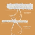 thumbnail image 2 of HomeGardon Socks for Women White Garters for Bride 2 Pieces, Wedding Garter for Bride Elasticity Lace Garter, Wedding Garter Set for Bride, 2 of 4