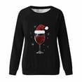 thumbnail image 4 of BLVB Christmas Sweatshirts for Women Red Cup Graphic Cute Tops Crewneck Pullover Holidays Fashion Outfits, 4 of 4