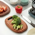 thumbnail image 3 of Solid Wood Cutting Board Thick Fruits Chopping Block Household Chopping Board for Kitchen (36x26.5x2.5), 3 of 9