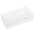 thumbnail image 4 of Bare Cotton Luxury Hotel & Spa Towel 100% Genuine Turkish Bath Sheets Dobby Border, White, Set of 2, 4 of 5