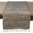 thumbnail image 1 of SARO 2891.BG1672B Chemin de Table Chindi à Franges Bleu & Gris, 1 of 1