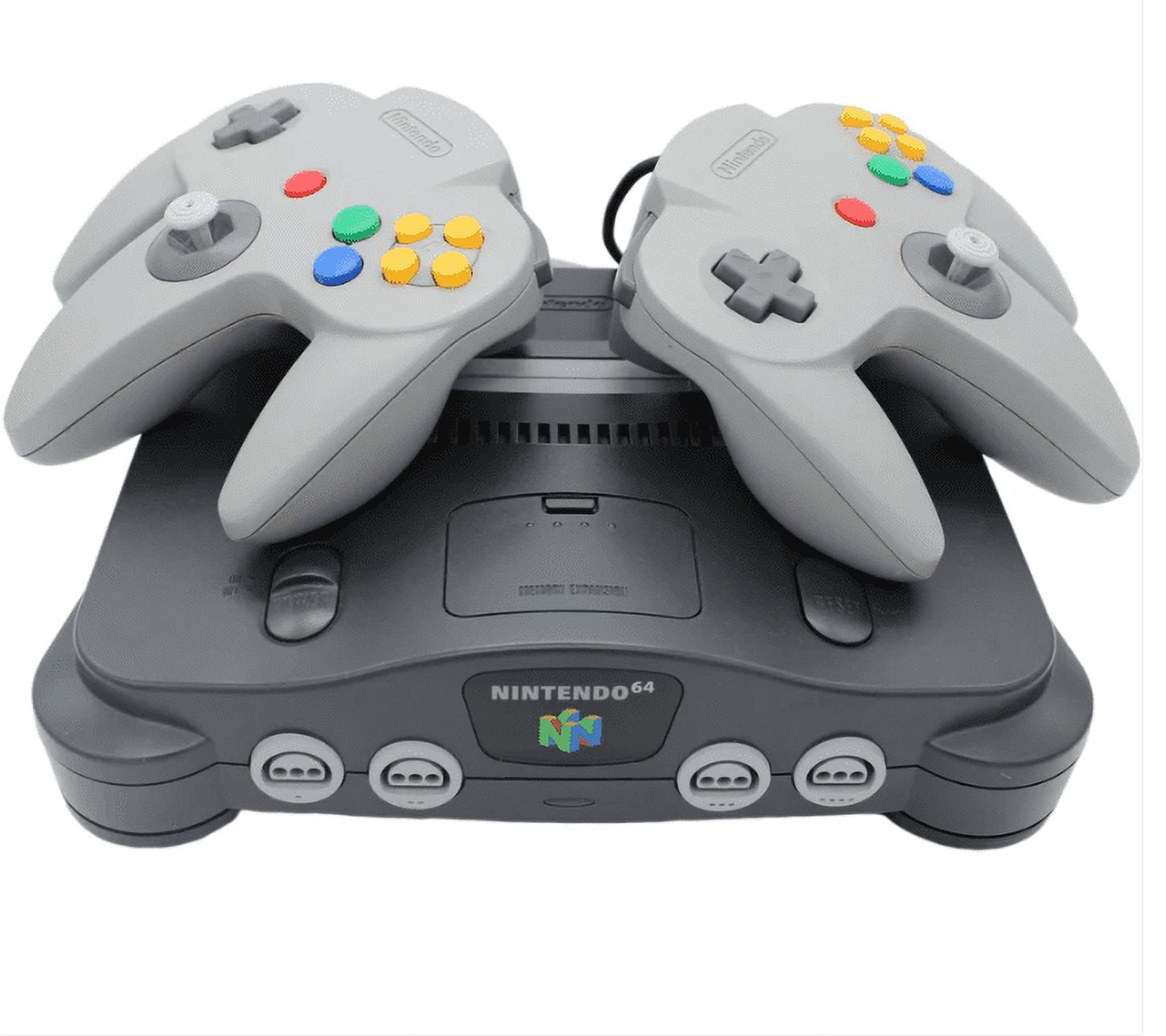 Authentic Refurbished Excellent Nintendo 64 Game Console with 2
