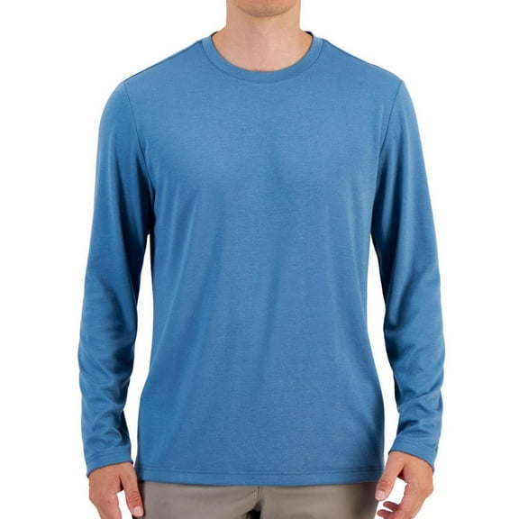 Alfani Mens Alfatech Basic T-Shirt, Blue, Small
