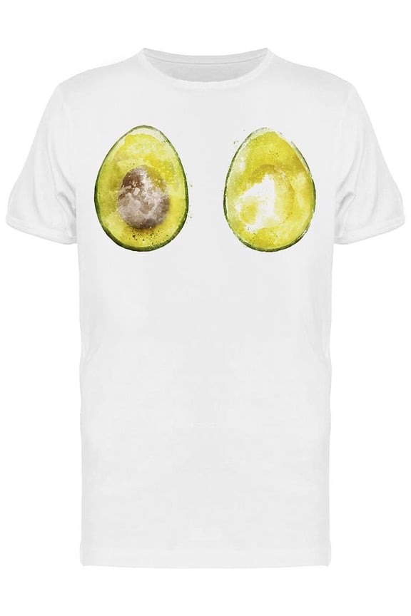 Outworn Avocado Drawing T-Shirt Men -Image by Shutterstock, Male Small
