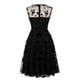 thumbnail image 4 of Vestido Sin Mangas Fridja Moda Casual Mujer Malla Bordado Cremallera, 4 of 9