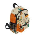 thumbnail image 2 of FORMRS School Backpack with Front Zippered Pocket 12" Student Travel Daypack, Black Cats Reading, 2 of 6
