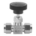 thumbnail image 2 of High Pressure Needle Valve, 304 Stainless Steel Valve, Straight Needle Valve, 2Way High Pressure Needle Flows Control for, Needle Valves, 2 of 8