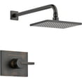 thumbnail image 1 of Delta Faucet Vero 14 Series Single-Function Shower Faucet Set, Rain Shower Head, Oil Rubbed Bronze Shower Faucet, Shower Handle, Delta Shower Trim Kit, Venetian Bronze T14253-RB (Valve Not Included), 1 of 5