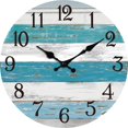 thumbnail image 1 of Reloj KECYET, 25 cm, azul, costero, silencioso, para exteriores, 1 of 7