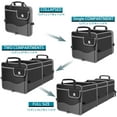 Large Trunk Organizer with Insulated Leakproof Cooler, Collapsible